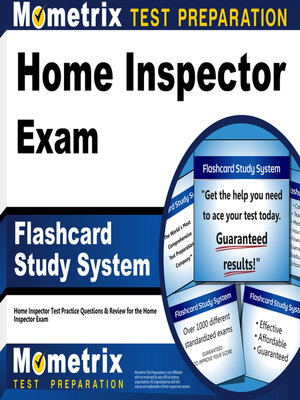 cover image of Home Inspector Exam Flashcard Study System